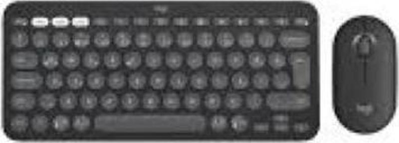 920-012245 Grafit Pebble 2 Combo Çoklu Sessiz Kablosuz Türkçe Q Klavye Mouse Seti
