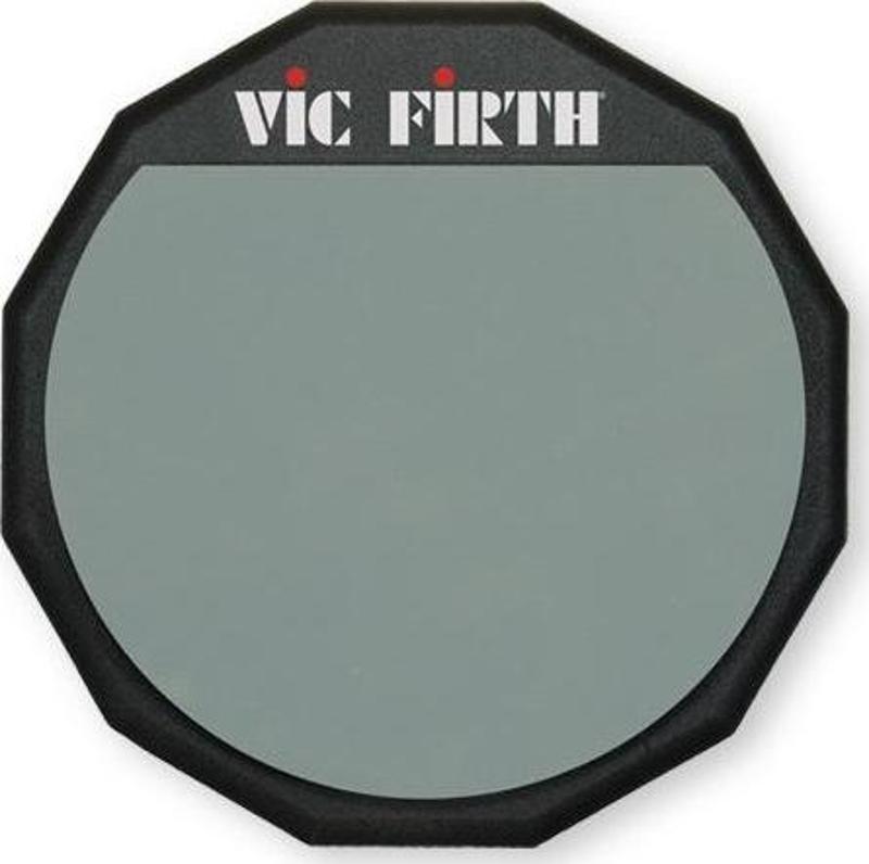 Vicfirth-4c PAD12 12" Tek Taraflı Davul Çalışma Padi Yumuşak Lastik