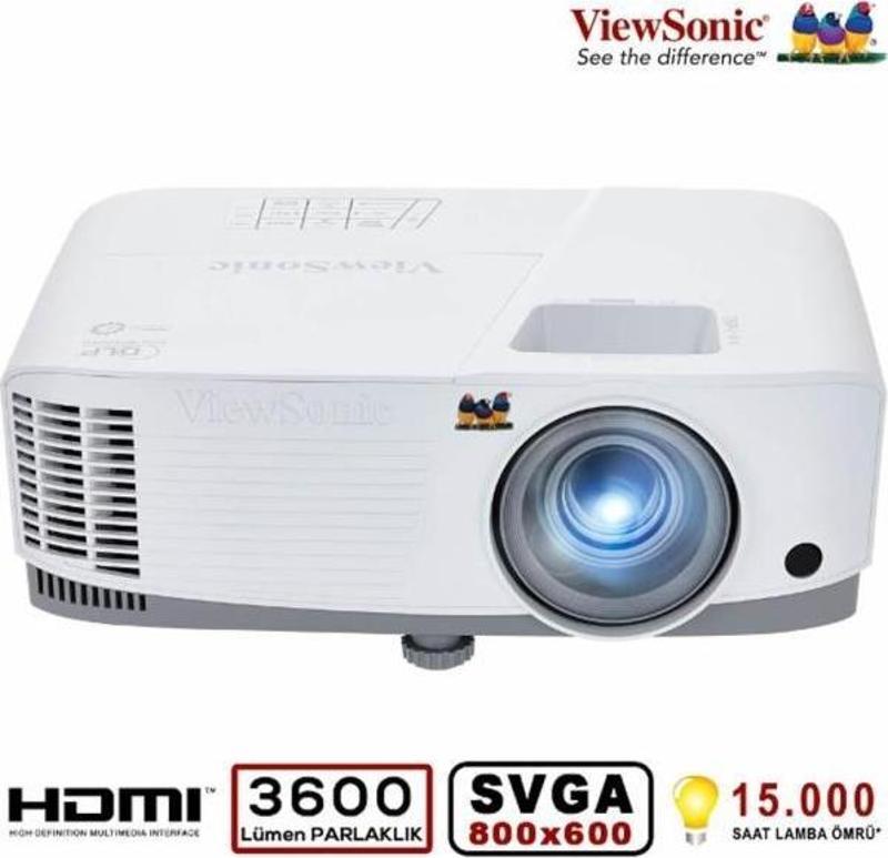 PA700W DLP WXGA(1280x800) 4500AL 2xHDMI 1xVGA 12.500:1 3W Hoparlör Projeksiyon