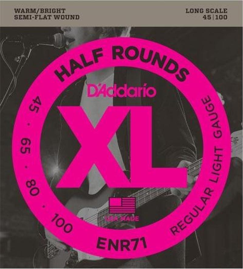 ENR71 Half Rounds Bass Regular Light 45-100 Takım Tel Bas Gitar Teli 045-100