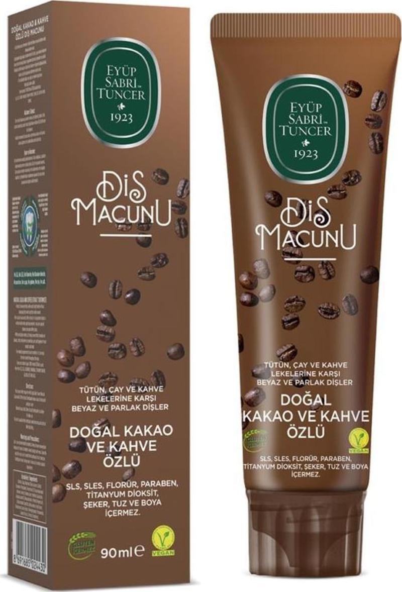 Doğal Kakao ve Kahve Özlü Macunu 90ml