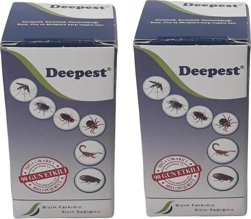 Deepest Kalıcı Etkili Haşere İlacı 25 ml 2 Adet