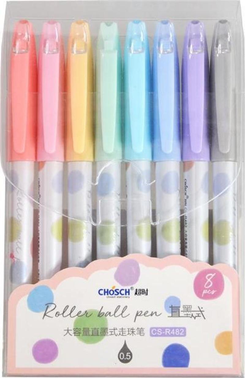 Roller Tükenmez Kalem 8li CS-R482
