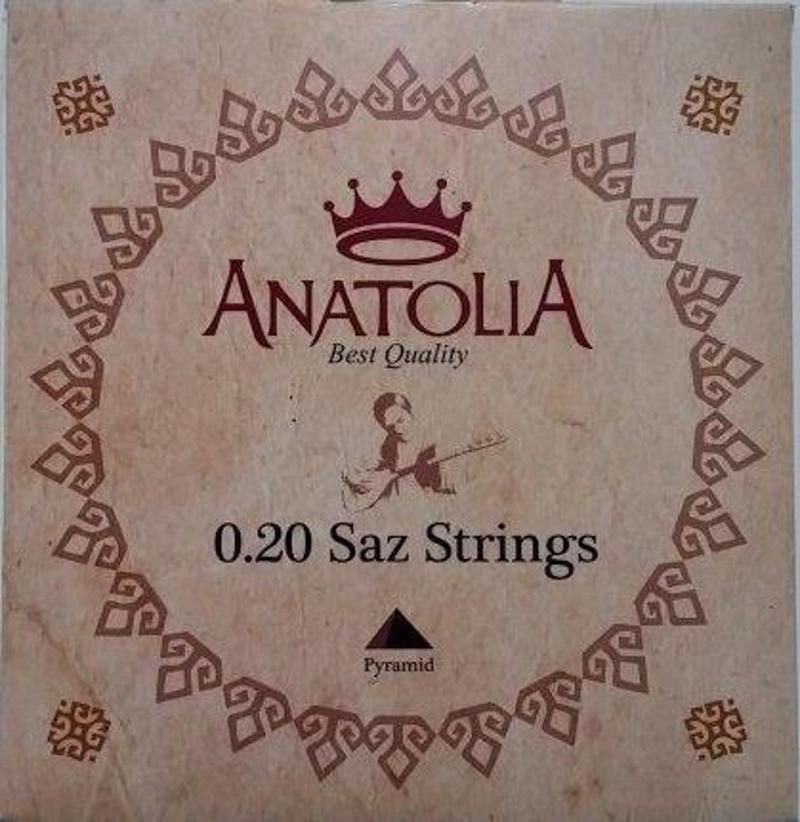 Ant020 Saz Bağlama Takım Teli 0.20 Best Quality Pyramid