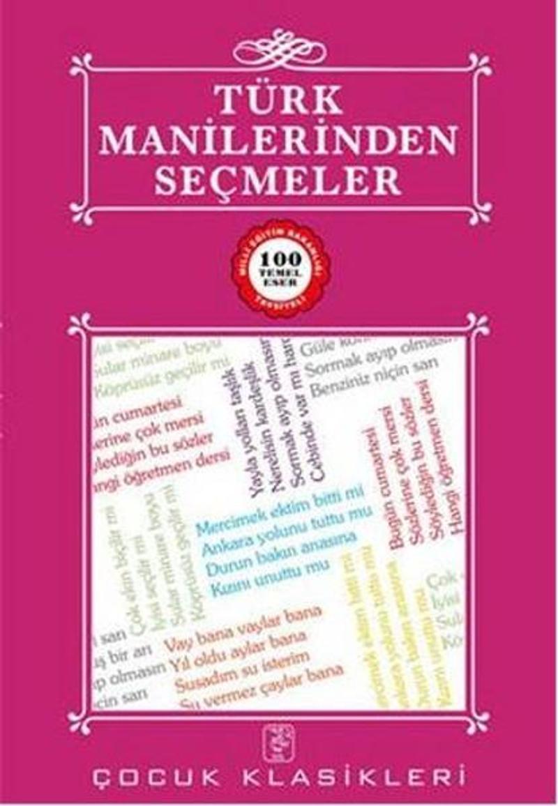 Türk Manilerinden Seçmeler