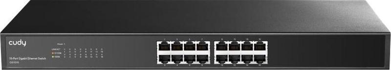 16port GS1016 Gigabit Yönetilemez Metal Kasa Switch