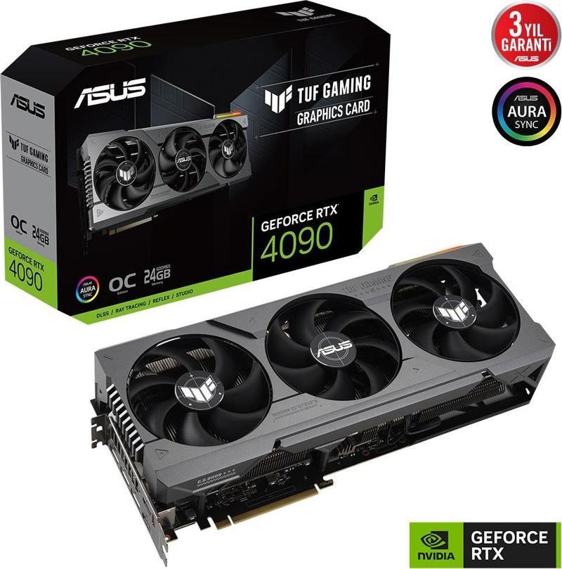 RTX4090 24GB TUF-RTX4090-O24G GDDR6X 384bit HDMI DP PCIe 16X v4.0