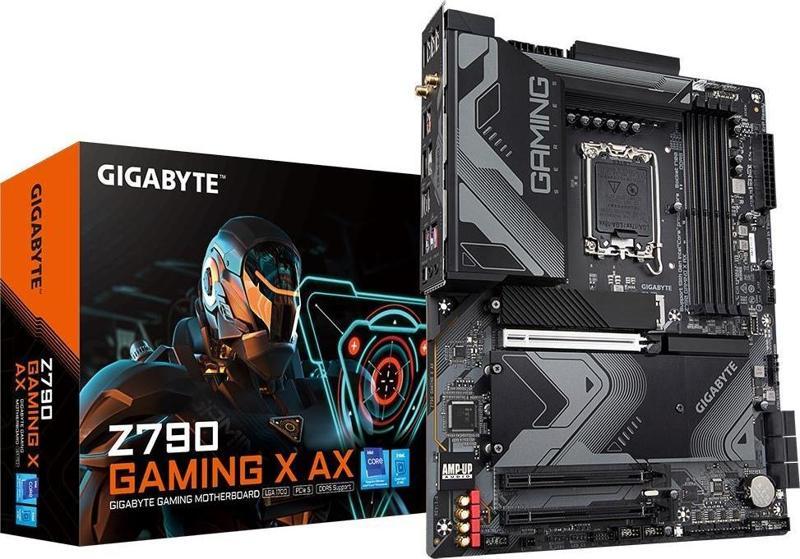 GIGABYTE Z790 GAMING X AX WIFI-6E DDR5 HDMI DP PCIe 16X v5.0 1700p ATX