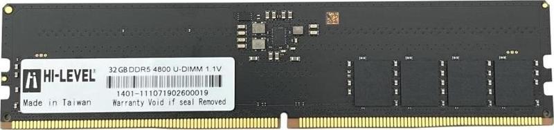 HI-LEVEL 32GB DDR5 4800MHZ CL40 PC RAM HLV-PC38400D5-32G