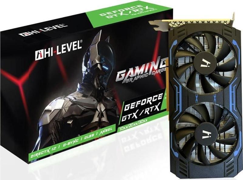 HI-LEVEL GTX1660TI 6GB GDDR6 192bit HDMI DP PCIe 16X v4.0