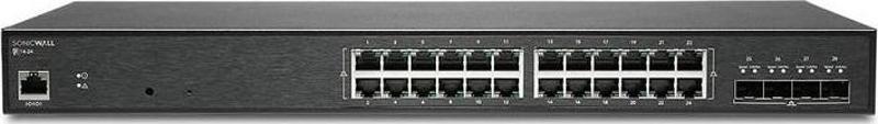 SONICWALL 24port 02-SSC-2467 GIGABIT 4XSFP+ Yönetilebilir Switch RackMount