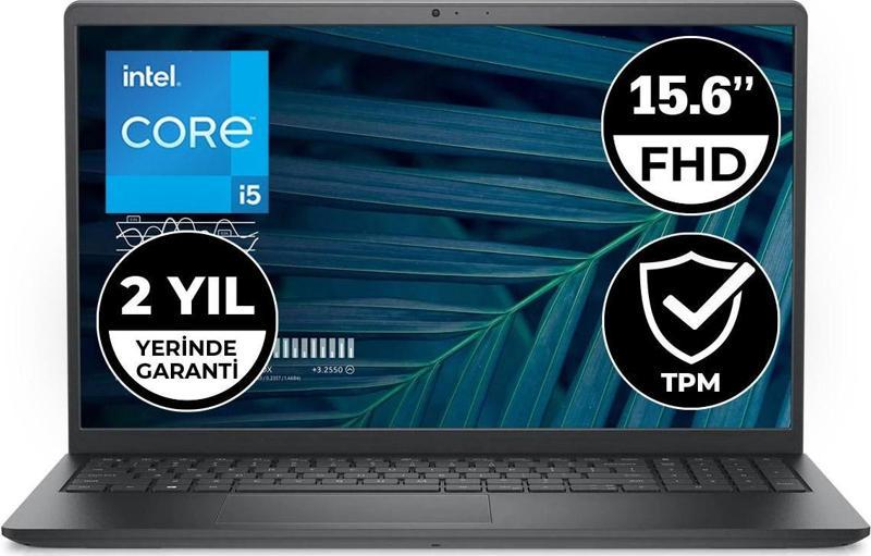 15.6" Vostro 3520 N1605PVNB3520_U CORE i5 1235-8GB RAM-256GB SSD-FDOS