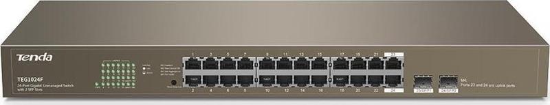 24port TEG1024F GIGABIT 2X SFP Yönetilemez Switch