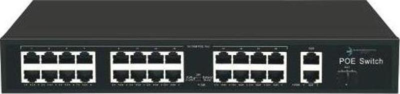 24port +2 UPLINK 300w FULL PoE 08ODS-24P2U1S-300 10/100 1X SFP Yönetilemez Switch