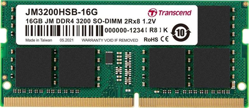 16GB DDR4 3200MHZ CL22 NOTEBOOK RAM VALUE JM3200HSB-16G