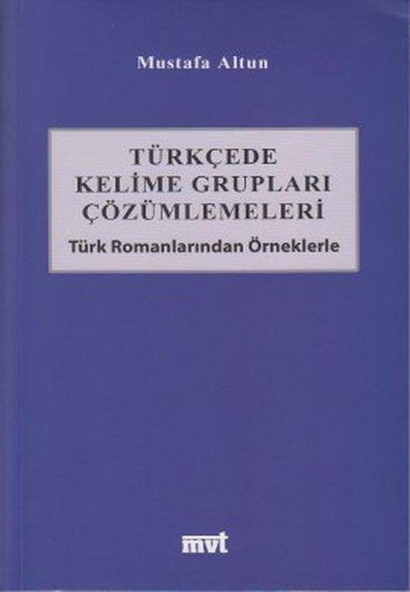 Türkçede Kelime Grupları Çözümlemeleri