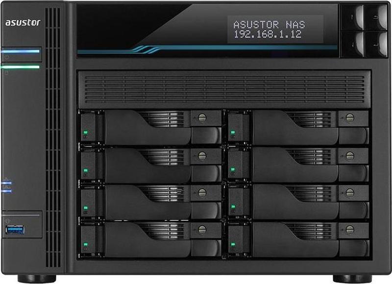 AS6508T ATOM QC 8 GB RAM 8-Disk'e kadar Destekli NAS SERVER (DİSKSİZ)