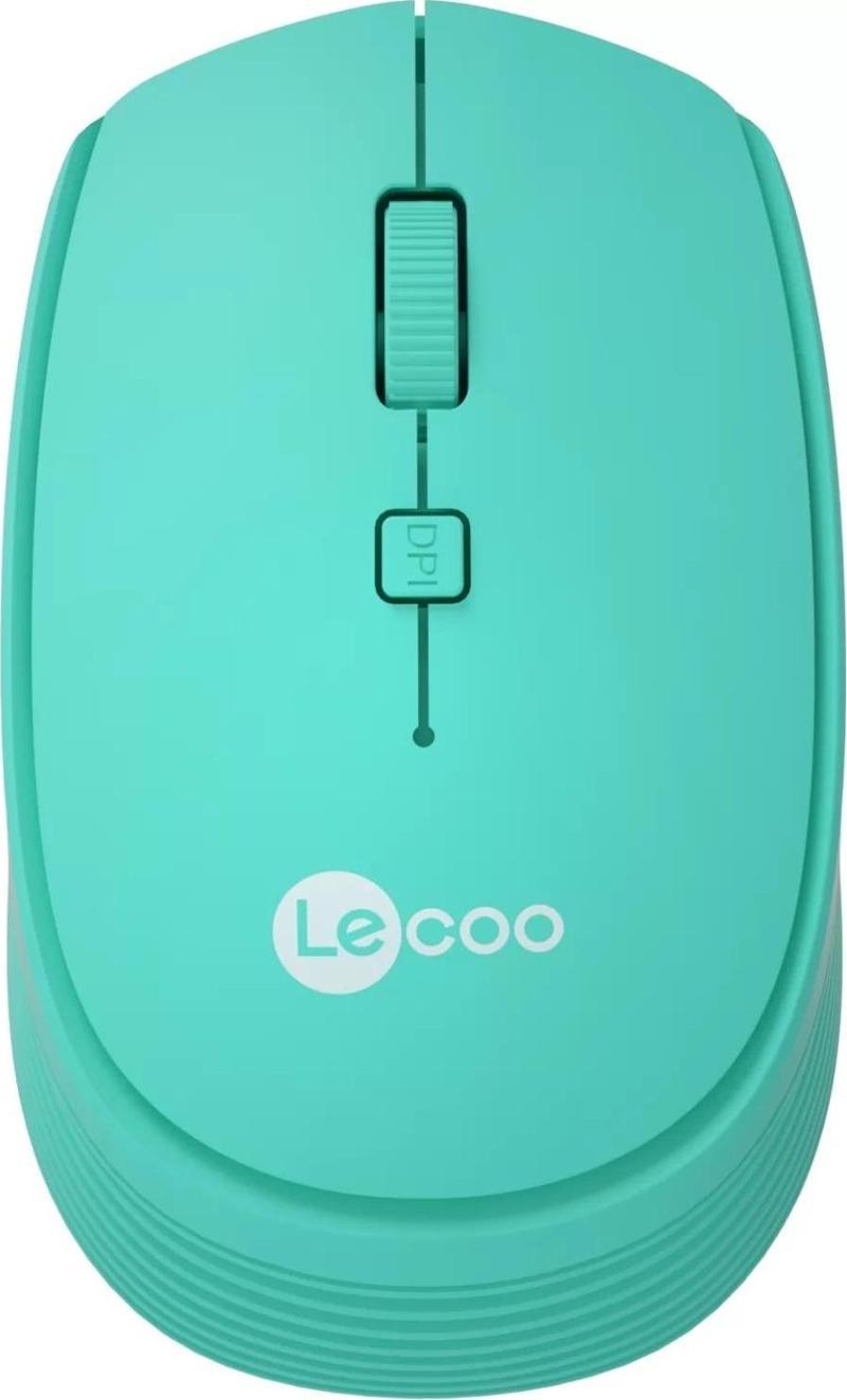 LECOO WS202 Kablosuz 1200dpi Optic Turkuaz Mouse