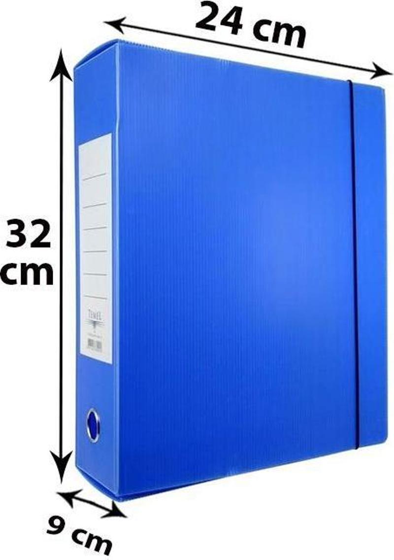 Arşiv ve Proje Kutusu 24x32x9cm Mavi 25’li