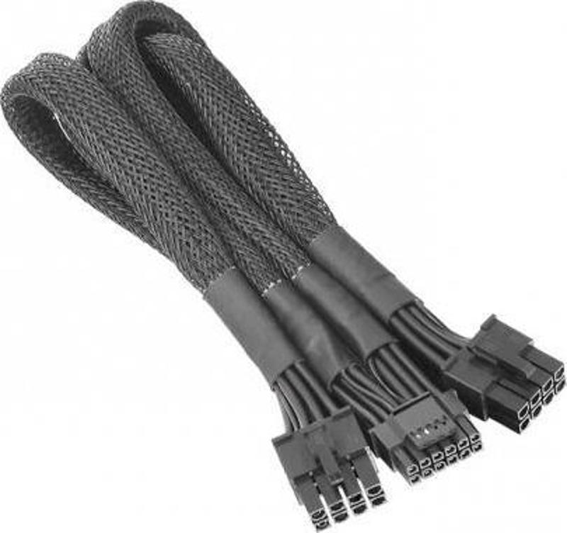 PCIe GEN5 Dual 8pin den 12+4 Pine dönüştürücü Sleeved Kablo AC-063-CN1NAN-A1