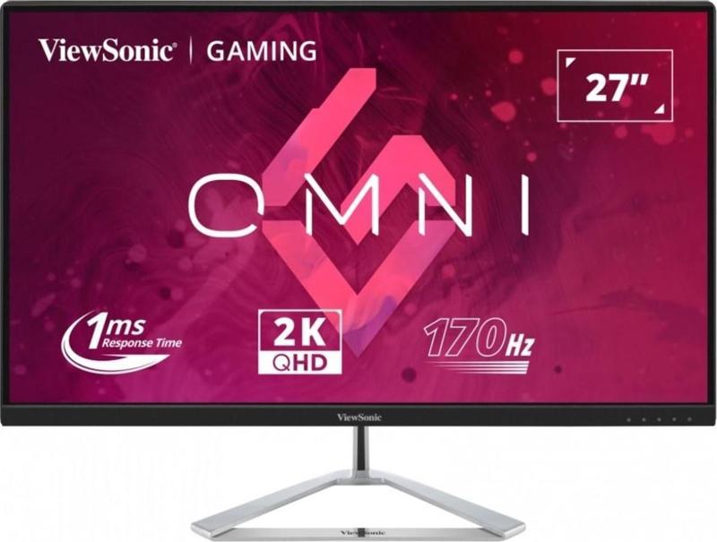 VIEWSONIC 27" VX2780J-2K 2K QHD 1MS 170HZ 2XHDMI DP HDR10 FREESYNC PREMIUM IPS GAMING MONITOR