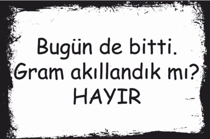 Gram Akıllandık Mı Komik Sözler Retro Ahşap Poster 20x30