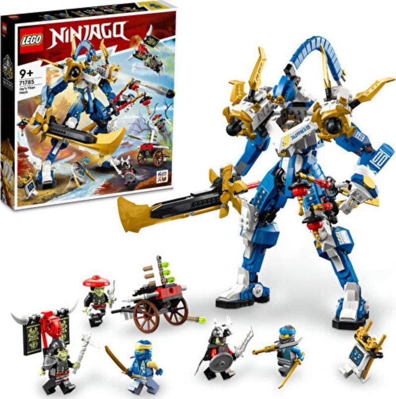 Ninjago Jay’in Titan Robotu 71785 -9 Yaş ve Üzeri Çocuklar için Oyuncak Yapım Seti(794 Parça)