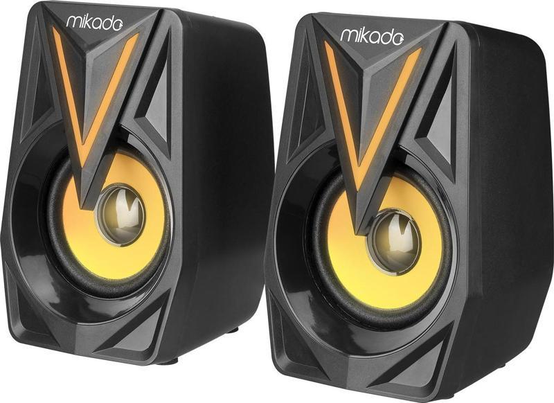 MD-S23 GLARE 2.0 Multimedia 3W*2 Siyah USB RGB Işıklı Gaming Speaker