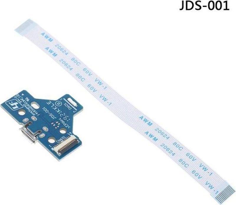 JDS 001 Soket ve 14 Pin Flex Kablo PS4 Kol Tamir USB Şarj Soket Tamiri JDS-001 ve 14pin V1 Kol Tamir