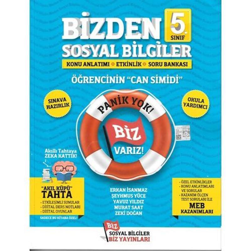 Biz Yayınları 5. Sınıf Bizden Sosyal Bilgiler Öğrencinin Can Simidi