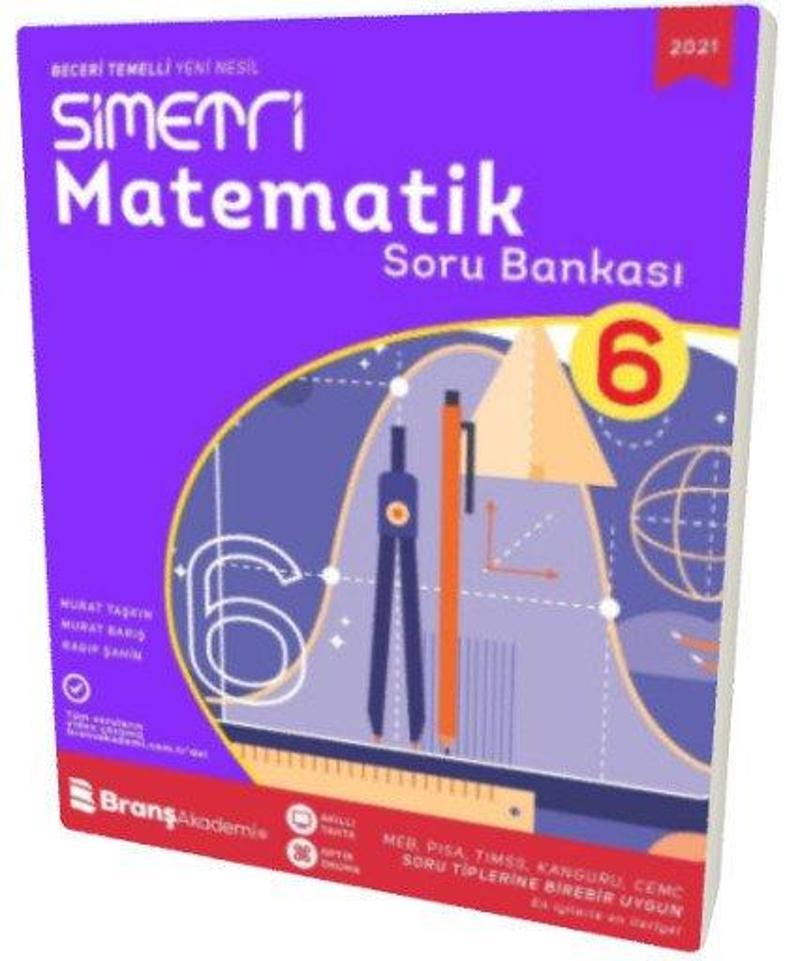 Branş Akademi Yayınları 6. Sınıf Matematik Simetri Soru Bankası