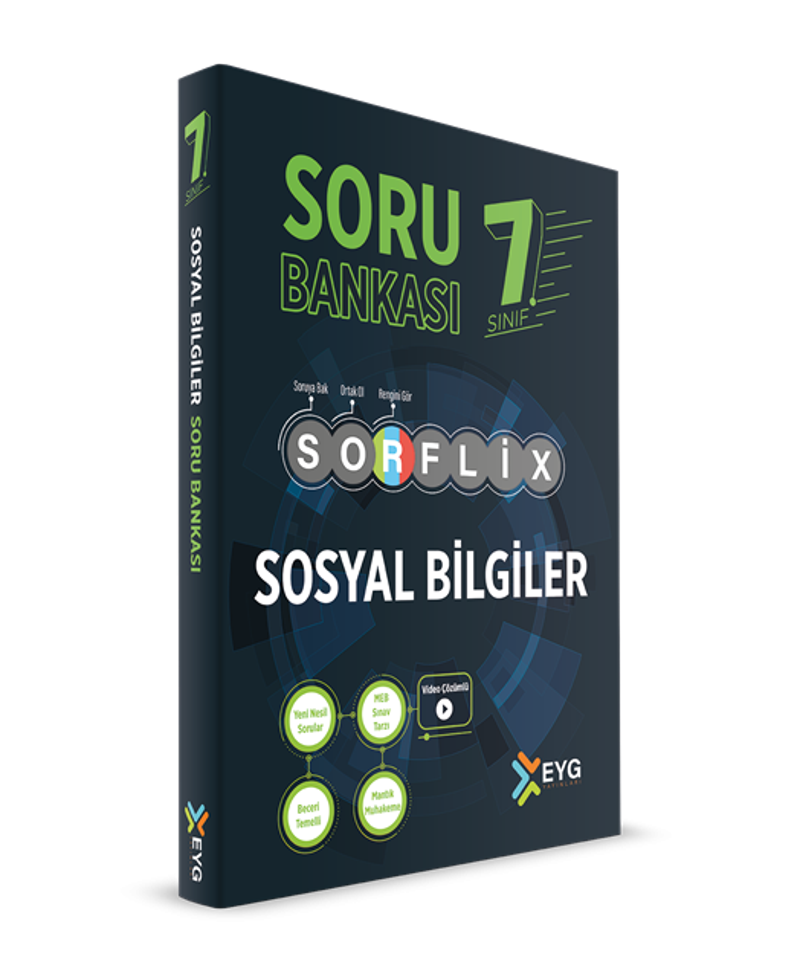 Eyg Yayınları 7. Sınıf Sosyal Bilgiler Sorflix Soru Bankası