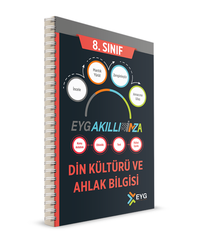 Eyg Yayınları 8. Sınıf Din Kültürü ve Ahlak Bilgisi Akıllı İmza Defteri
