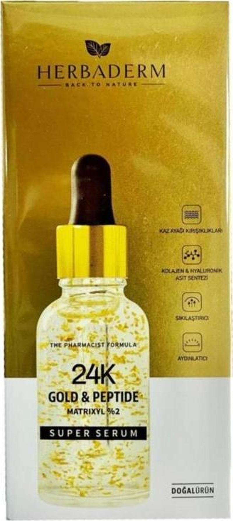 24k Gold Peptide Kırışıklık Karşıtı Serum 30ml