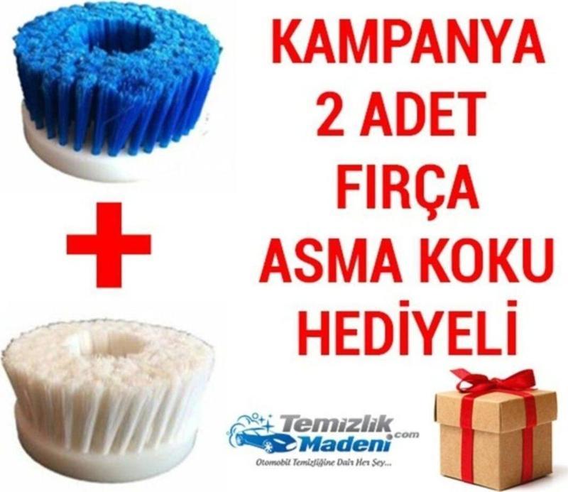 2 Adet Polisaj Temizleme Fırçası Yumuşak+sert (koltuk+halı)