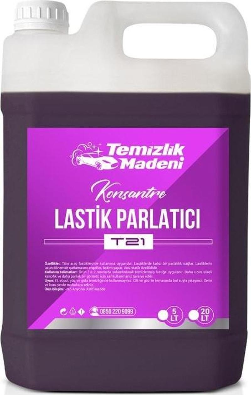 Konsantre Lastik Parlatıcı T21 - 5 Lt