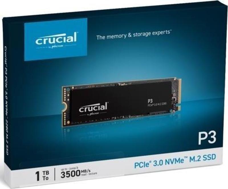 P3 1TB SSD m.2 NVMe PCIe CT1000P3SSD8