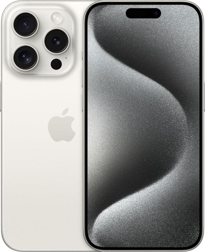 iPhone 15 Pro 256 GB Beyaz Titanyum (Apple Türkiye Garantili)