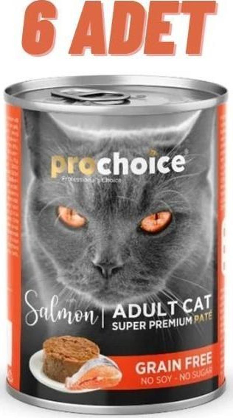 Adult Cat Salmon Pate Kedi Konservesi 6x400 gr