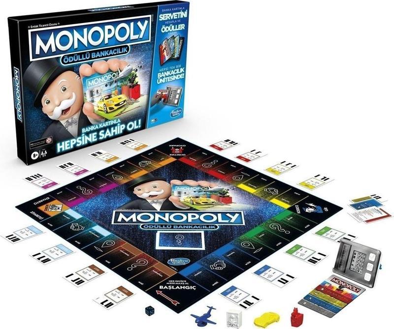 Monopoly Ödüllü Bankacılık E8978 Kutu Oyunu