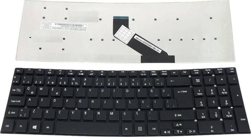 Acer Aspire ES1-512-C5CZ, ES1-531-C1ND, ES1-531-C3A5 Uyumlu Notebook Klavye Siyah TR
