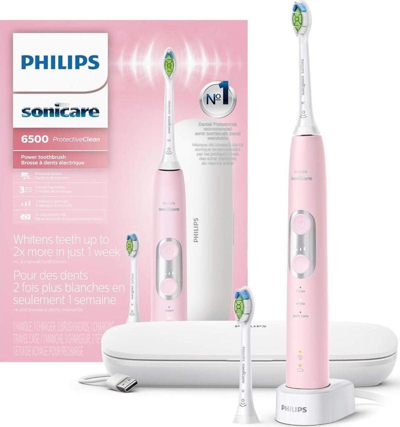 Sonicare ProtectorClean 6500 Şarjlı Elektrikli Diş Fırçası - Pembe