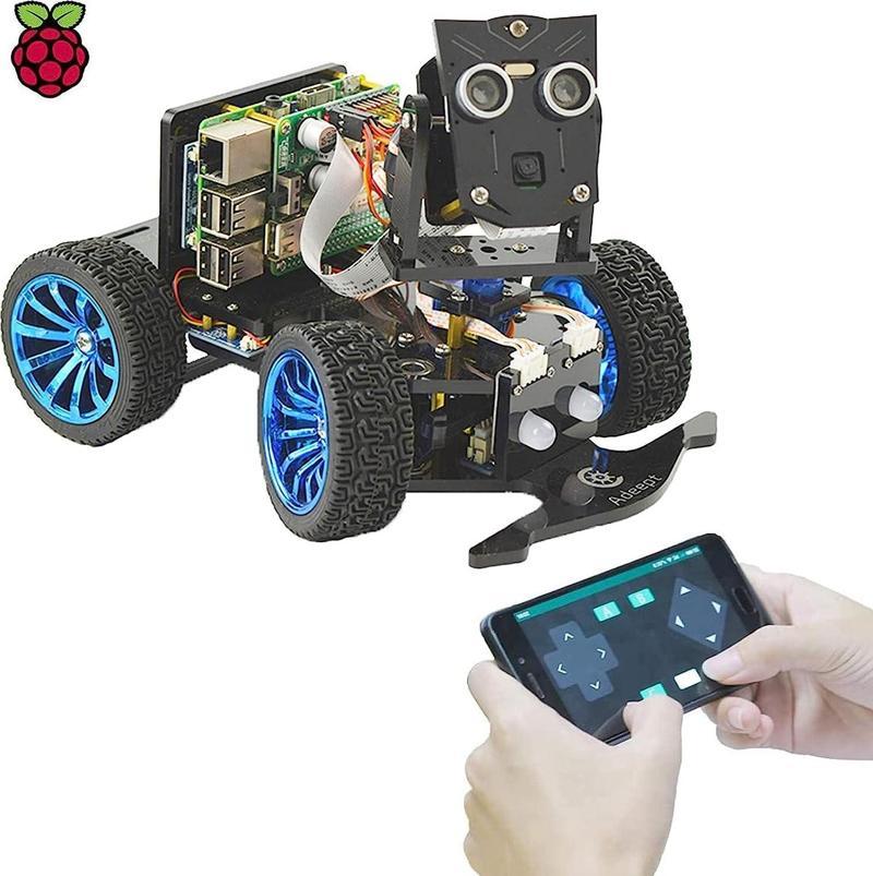 Mars Rover PiCar-B Robot Kiti - Raspberry Pi ile Uyumlu