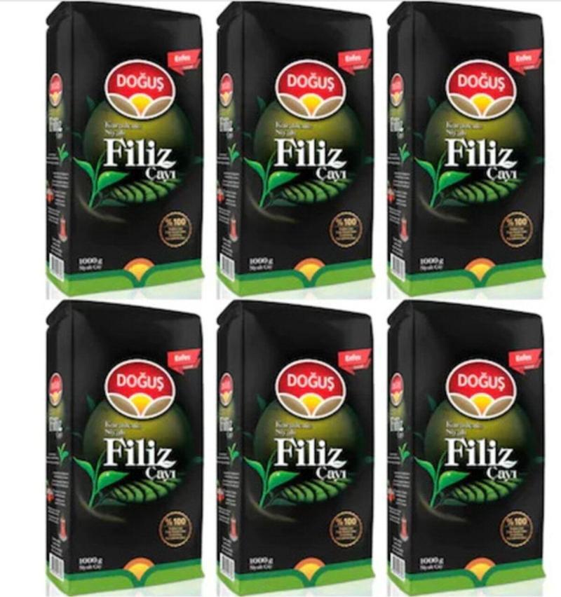 Siyah Filiz Çay 1000 gr 6'li