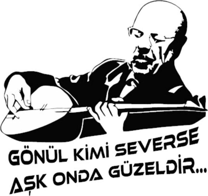 AVERY Neşet Ertaş Sticker