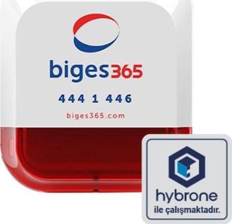 BGS365-WOSR-XL IoT Kablosuz Dış Ortam Siren Hybrone ile çalışır
