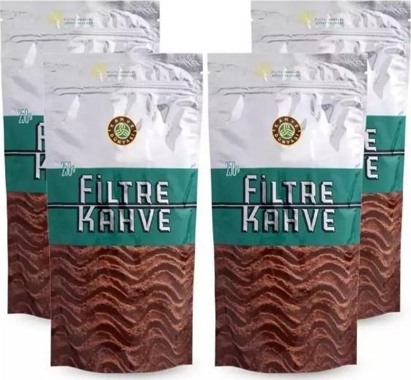 250 gr 4'lü Paket Filtre Kahve