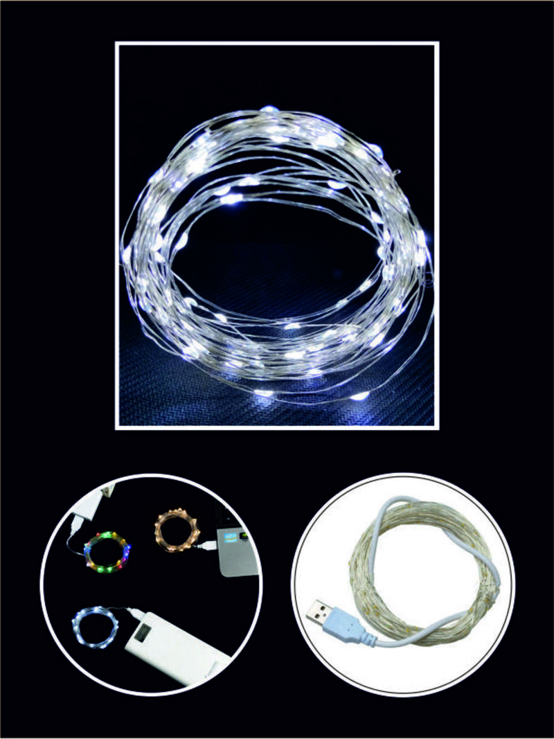 Peri Led Usb Gİrişli 5 metre BEYAZ - Dekoratif - Kolay Kullanım