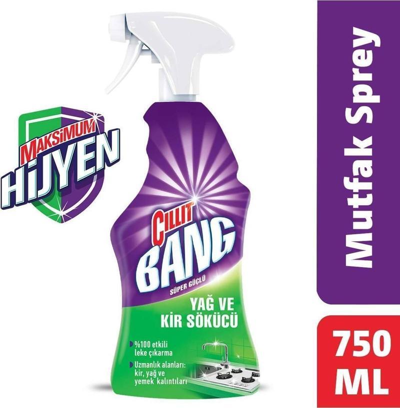 Cıllıt Bang Sprey Yağ Ve Kir Çözücü 750  Ml