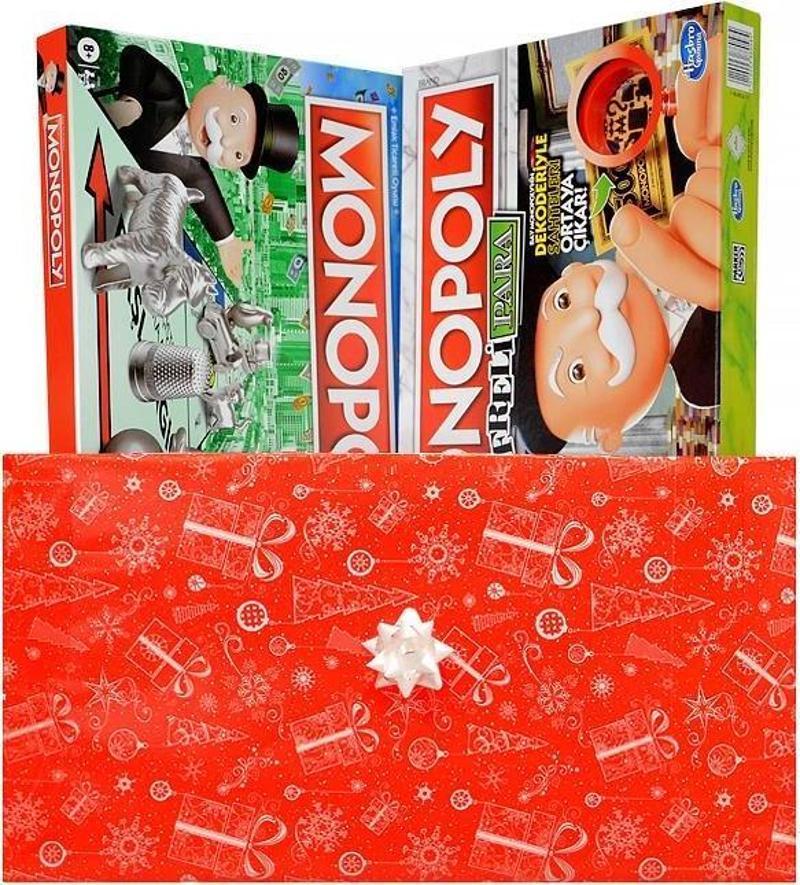 Klasik Monopoly ve Monopoly Şifreli Para Kutu Oyunu